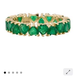 14K Emerald Eternity Band RIng
Size: 6